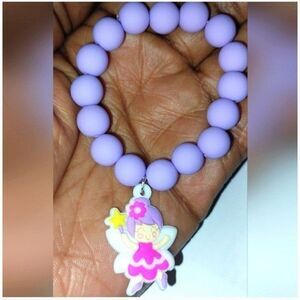 Beautiful beaded tooth fairy charm bracelet girls